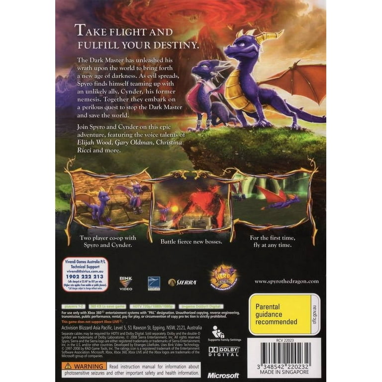 Legend of Spyro Dawn online of The Dragon For Playstation 2