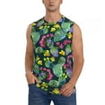thumbnail image 2 of Picia Watercolor Cactuses mens Cotton Tank Undershirts , Moisture-wicking Ribbed Tanks, Lightweight Cotton Tank Undershirts-X-Large, 2 of 8