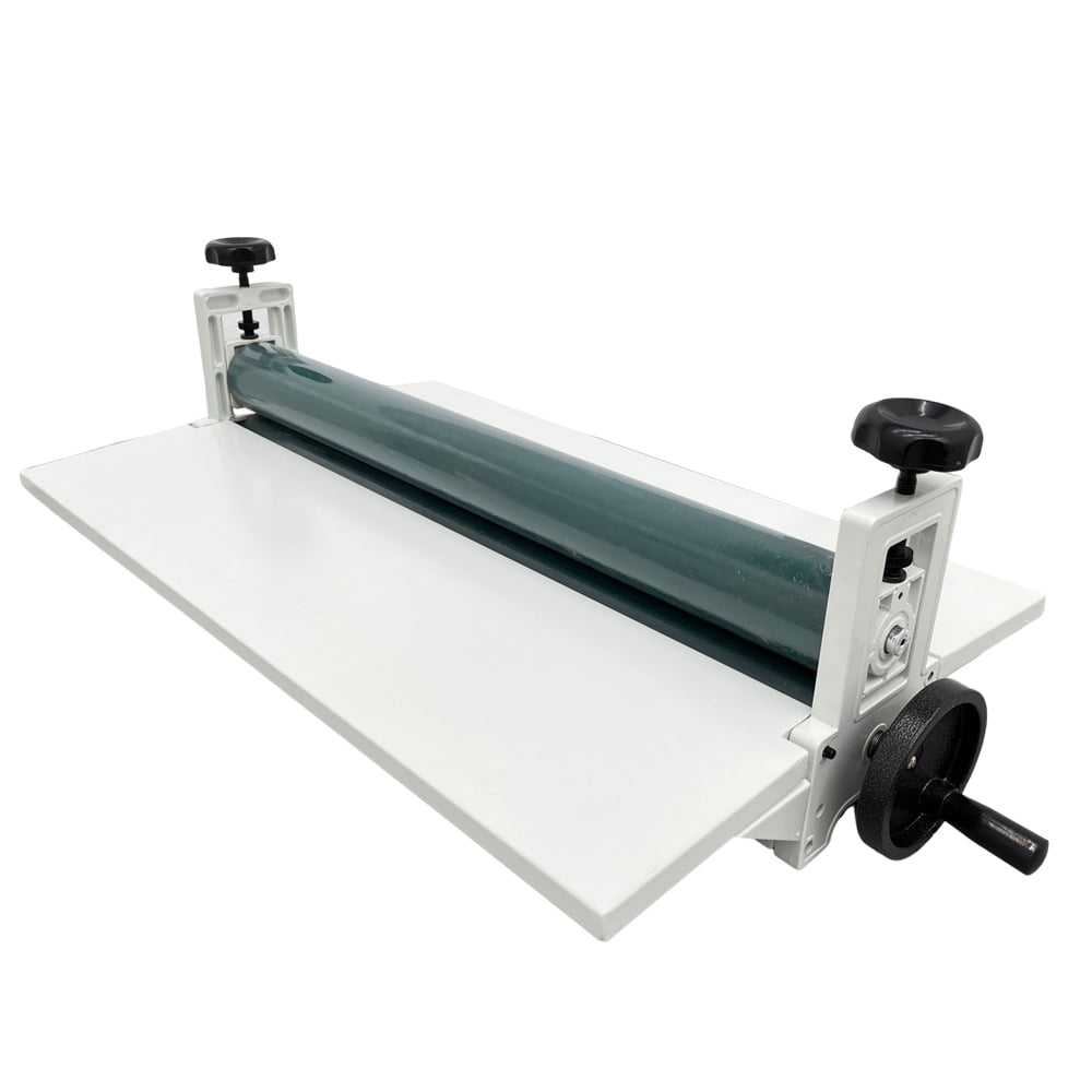 Cold Laminating Machine Manual Cold Roll Laminator 29.5Inch Hand Crank Pressure Cold Laminator