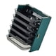 thumbnail image 2 of Platos Acompañantes De Cocina Sin Perforaciones PET Plegable De 6 Capas Estante De Organización Montado En La Pared Platos De Cocina Estante De Almacenamiento Luz De Lujo Verde, 2 of 12