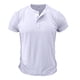 thumbnail image 2 of pstuiky Mangas cortas para hombre, Camiseta de manga corta para hombre, estilo informal, lisa, con cuello vuelto, botones y blusa ropa de hombre xxl, 2 of 4
