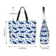 thumbnail image 5 of Disketp Whale Bolsa Tote Estampada para Mujer, Bolso de Hombro y de Mano para Compras y Viajes, 5 of 8