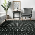 thumbnail image 3 of nuLOOM Moroccan Blythe Black and White 8' 10" x 12' Transitional Area Rug, 3 of 9