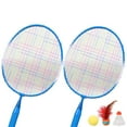 thumbnail image 2 of jinwen Badminton Rackets for Children Shuttlecocks Racquet with Balls Mini for blue, 2 of 8