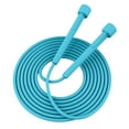 thumbnail image 2 of Jump Rope for Fitness - Adjustable Speed Rope Skipping Rope, Knot--Free PVC Long Jump Rope with Non-Slip Handles, Workout Cardio Endurances for Men, Kids and Women (Blue), 2 of 6