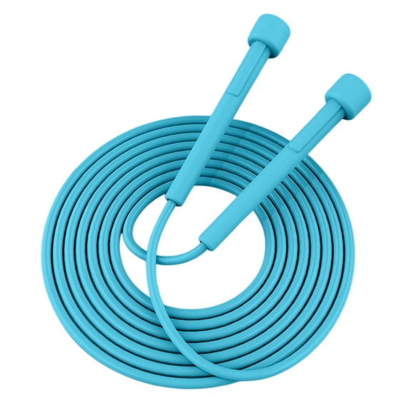 2.8M PVC Jump Rope for Men & Women Fitness, Speed, Tricks, Cardio Training, Jump Rope with Unbreakable Handles and Non-Kinking Skipping Rope, Adjustable Jumprope for Indoor Outdoor