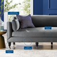 thumbnail image 2 of Modway Windsor Performance Velvet Sofa, Multiple Colors, 2 of 8
