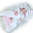 thumbnail image 2 of Muñeca Reborn de 22 pulgadas Zulema de Silicona para recién nacidos juguete para dormir, 2 of 8