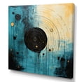 thumbnail image 2 of Designart "Blue Simplicity Horizon I" Abstract Collages Wall Art Print, 2 of 5
