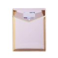thumbnail image 1 of Senbaida A4 Transparent Document Pouch with Snap Closure, Grey, 1 Count, 1 of 6