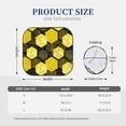 thumbnail image 3 of Sikiie Geometric Pattern with Bee Print Foldable Car Windshield Sun Visor, Car Window Sunshade Suitable for Sedan, SUV and Truck Car Accessories-Large, 3 of 6