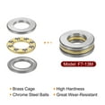thumbnail image 4 of Uxcell F7-13M Miniature Thrust Ball Bearings 7x13x4.5mm Chrome Steel with Washers 5 Pack, 4 of 5