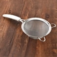 thumbnail image 4 of CAROOTU Fine Mesh Stainless Steel Strainer Splatter Screen Kitchen Supply Sifter Colanders, 4 of 6