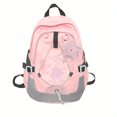 thumbnail image 3 of Star Pendant Planet Theme Large Capacity Preppy Backpack, Nylon Waterproof Lightweight School Daypack, Fashion Travel Commuter Bag, 3 of 4