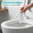 thumbnail image 4 of Flushable Wipes Travel Size, 99% Water Mini Wet Wipes for  ,  & Unscented  The Go Pocket Wipes, 48 Count (8 Packs of 6), 4 of 7
