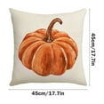 thumbnail image 3 of OAVQHLG3B Thanksgiving Throw Pillow Covers 18x18 Thanksgiving Day Pillow Case Fall Orange Maple Leaves Pumpkin Pillowcase Autumn Farmhouse Animals Cushion Cases for Outdoor Couch Patio, 3 of 6