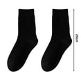 thumbnail image 6 of Eoperou 1 Pair Women Winter Socks Solid Color Soft Breathable Mid-tube High Elasticity Solid Color Warm Anti-slip No Odor Lady Sports Socks, 6 of 8