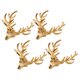 thumbnail image 5 of unbranded 4Ud Decorativos De Metal Con De Ciervo Para En Cena Y Festivo, 5 of 8