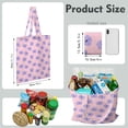 thumbnail image 2 of Bright Floral Foldable Tote Bag - Washable & Large Capacity Shopping Bag, 2 of 6