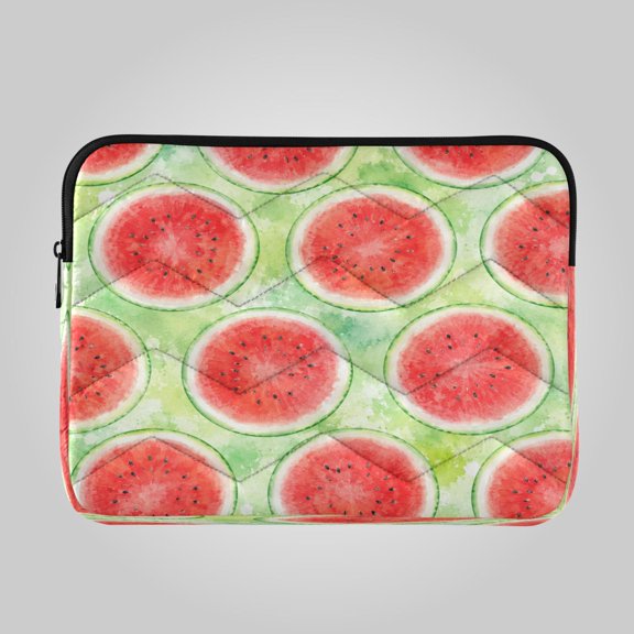 13in Laptop Bag Briefcases Computer Inner Bags Computer Bags Laptop Sleeves Work Travel School Bag Fresh Watermelon Seamless Print