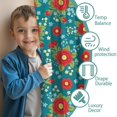 thumbnail image 3 of Pioneer Flower Floral Print Pattern Teens Curtains,Teens Insulated Curtains Set Of 2,Bedroom Essentials,Toddler Room Decor 52"x84", 3 of 5
