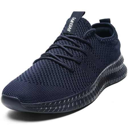 

DaoLxi Mens Casual Shoes Low Top Sneaker Blue Size 7