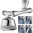 thumbnail image 1 of 1080 Faucet Aerator, Rotating Faucet Nozzle with Four Water Outlet Modes, Multi-Functional Rotating Pull-Down Faucet with Adjustable Knobs for Kitchen, 1 of 5