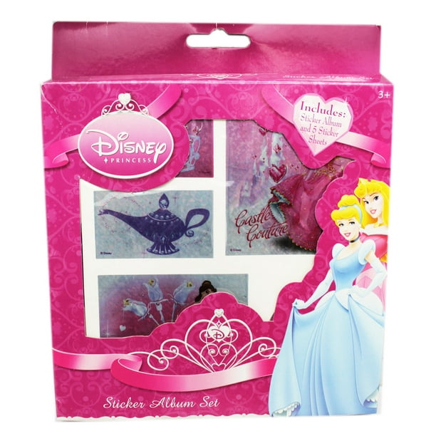 Disney Princess Assorted Sticker Album Set (5 Sheets)