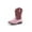 GlitterPink2, variant on Girls Glitter Cowboy Boots Sparkly Cowgirl Boots Side Zipper Toddler Little Kid Big Kid Western Boots