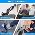 thumbnail image 5 of Nordic Hamstring Curl Strap Leg Exercise Assisted Strap Belt With Neoprene Pad Sit-ups Workout Home Gym Fitness Equipment, 5 of 5