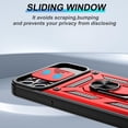 thumbnail image 6 of for iPhone 11 Pro Max Case with HD Screen Protector, Heavy Duty Shockproof with 360° Rotation Metal Kickstand [Military Grade] Protective Case for iPhone 11 Pro Max, Red, 6 of 15