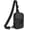 Black Camo, variant on Small Sling Bag for Men, Tactical Inspired Waterproof Utility  Mini Crossbody Chest Bag for Travel Work Sport (Black)