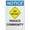 Warning Sign 3, variant on Stop Check Lint Trap Metal Sign 8"x12" Rustproof Aluminum Multicolor - Indoor Outdoor Lint Trap Sign, Laundry Room Decor
