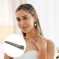 thumbnail image 2 of Unique Bargains 1 Pc Hair Clip Rhinestone Hair Clips Gloss Black, 2 of 5