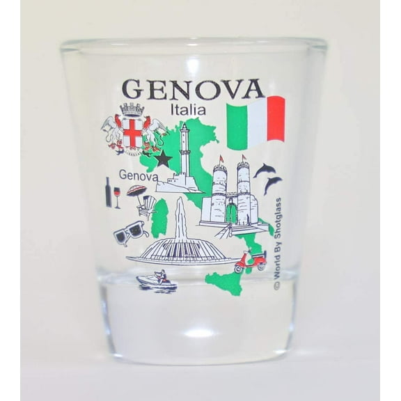 Genoa (Genova) Italy Great Italian Cities Collection Shot Glass
