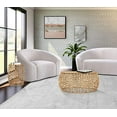 thumbnail image 5 of Meridian Furniture Priya Collection Modern Contemporary Solid Aluminum Round Coffee Table with Intricate Design, Gold, 5 of 5
