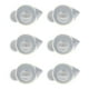 thumbnail image 1 of Riwesomey 6 unids/set DIY taza mezcladora de silicona para hacer moldes fáciles y juego de tazas medidoras de silicona con molde reutilizable Medidores de medidas dimensionales, 1 of 6