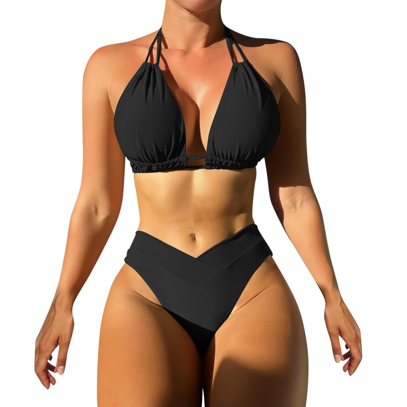 High waisted tank bikini sale