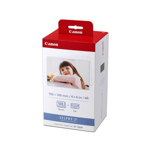 Kit de cartucho y Papel fotográfico Canon 10 piezas Tamaño 4x6