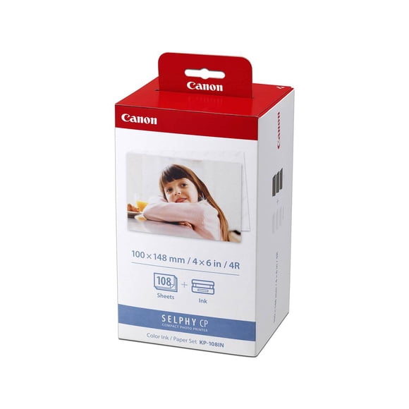 Kit de cartucho y Papel fotográfico Canon 10 piezas Tamaño 4x6
