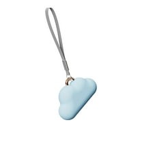 Kugisaki Clound Shape Lint Sticker Roller Washable Reusable, Mini Travel Portable Clothes Sticker Roller for Clothes Dust Pet Hair, Roller Super Sticky