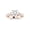 Rose Gold, variant on Platinum 3 Carat LAB GROWN IGI CERTIFIED DIAMOND Designer Four Prong Pave Set Round Cut Diamond Engagement Ring (E-F Color SI1-SI2 Clarity 2 Ct Center)