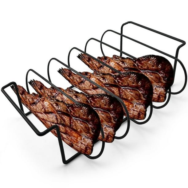 SPRING PARK Barbecue Grill Net, Nonstick Square Steak Rack Meat Grill