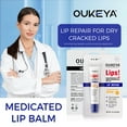 thumbnail image 2 of OUKEYA Lip Balm,Long-Lasting Moisturizing Overnight Lip Mask Gentle Exfoliation Extreme Dry Lips Treatment 2pcs, 2 of 5