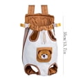 thumbnail image 3 of Cififendec Pet Front Carrier Backpack, 13.7", Adjustable Chest Bag for Small Cat Dog Outdoor Walking Travel Trip Carrying, 3 of 8