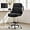 Black, variant on Drafting Chair for Standing Desk – Tall Office Chair with Adjustable Height & Foot Ring, Flip-Up Arms, Lumbar Support – Comfortable Fabric Seat, Ideal Home Desk Chair