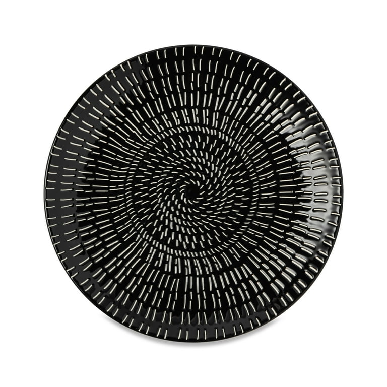 Thyme & Table Maddox 12-Piece Stoneware Dinnerware Set - Walmart.com