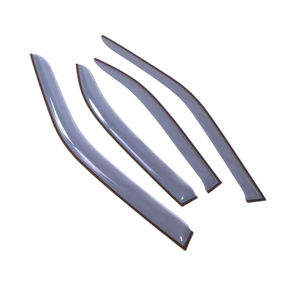 Tuningpros LGWV2-490 Window Visor Light Tinted 4 Pcs Set For 1994-2000 Mercedes-Benz C220 C230 C280 C36 C43