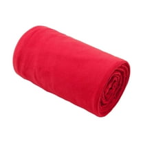 simhoa Fleece Sleeping Bag Liner Blanket Liner Ultralight Thickness Portable Thermal Warm Sleeping Bag for Travel Hiking Accessories red