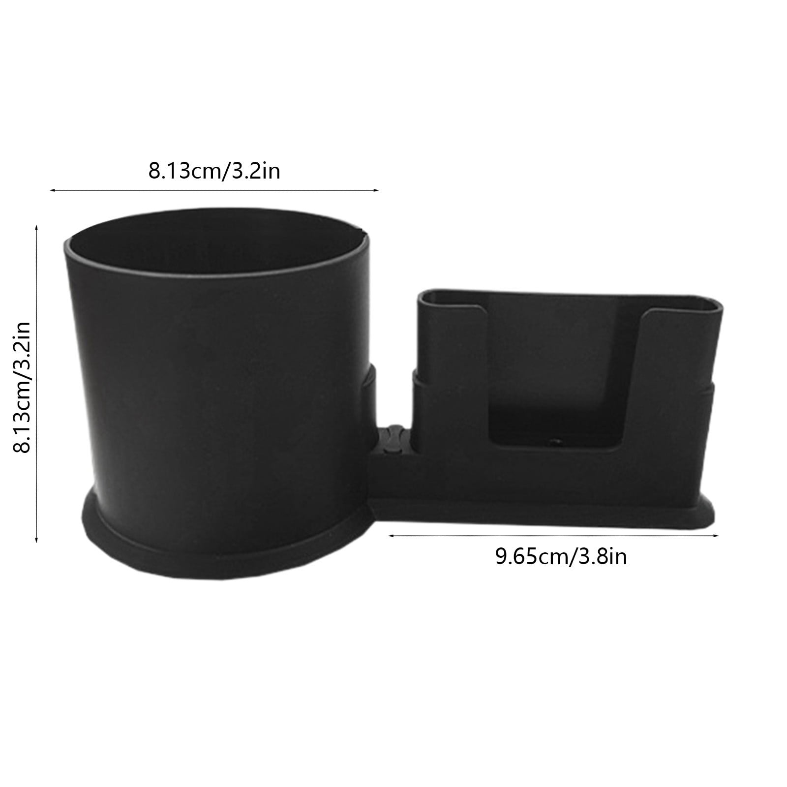 HengDidi 2-in-1 Kayak Cup Holder with Phone Mount - Suction Base Paddle Board Accessory for Drink Stabilization Canoe Surfboard Beverage Gadget (17.5x8.3x8.3cm)